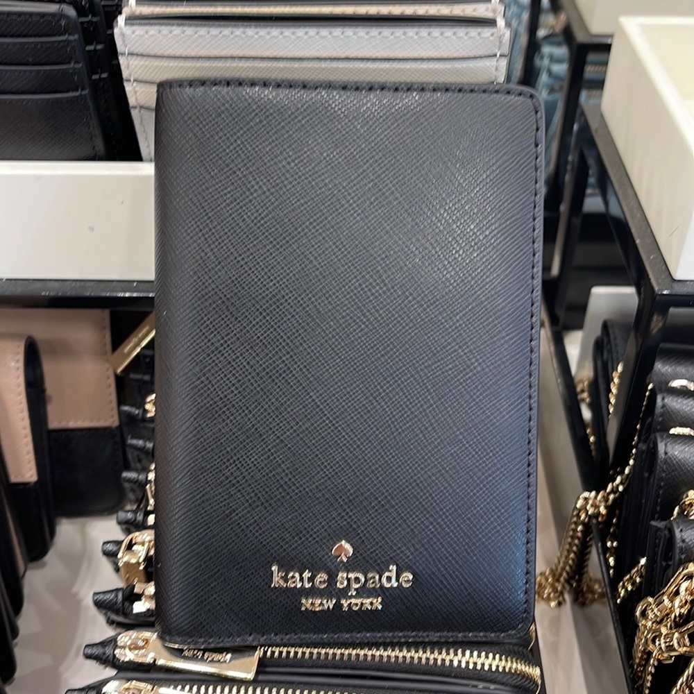 Kate Spade Madison Leather Passport Holder, Crush Proof, Black
NWT - Picture 15 of 16